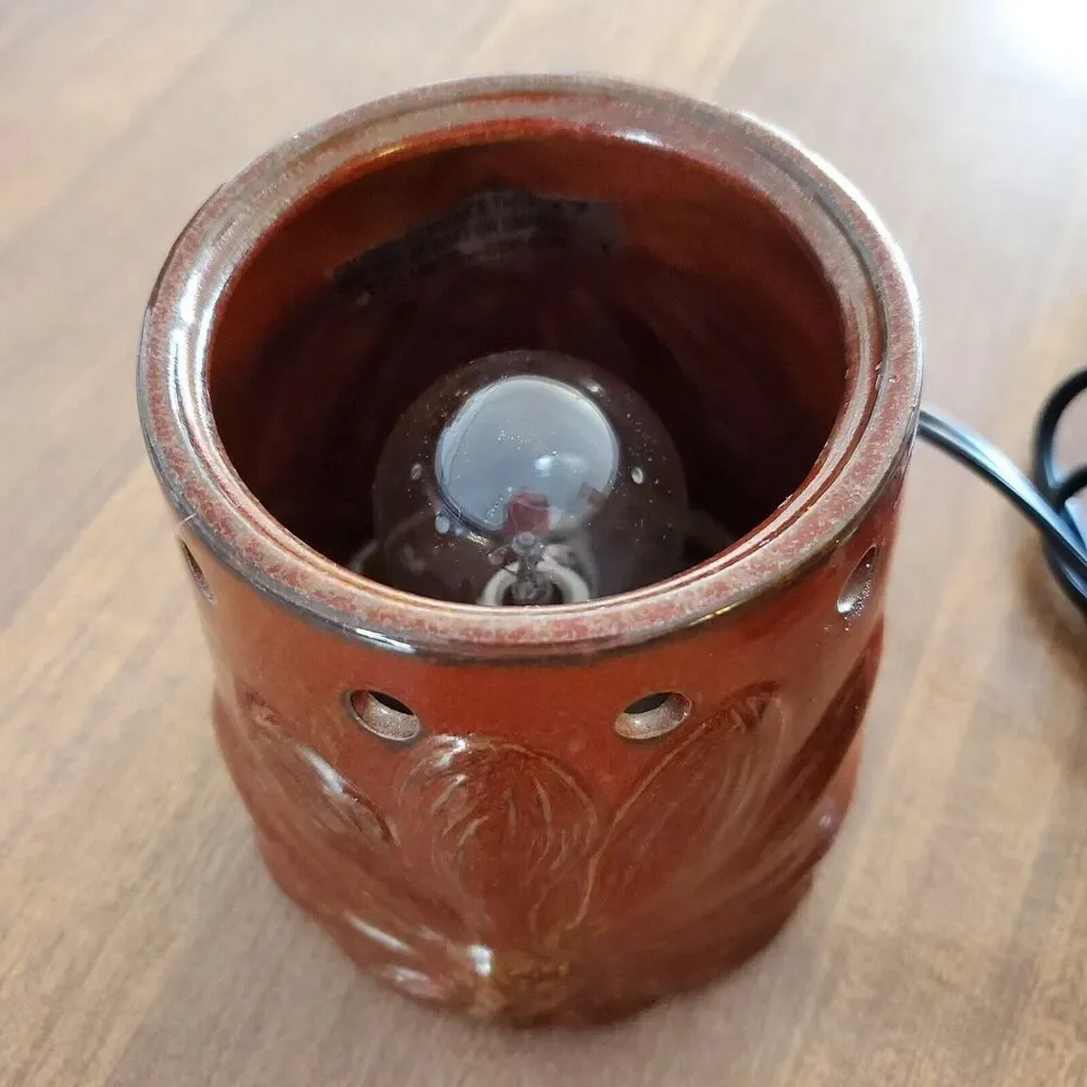 Scentsy Warmer Boho Chic Wax Warmer Full Size Warmer Tray & Blub Fall